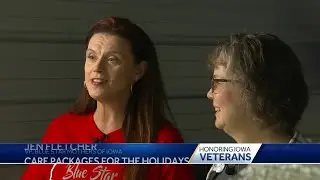 Blue Star Mothers of Iowa prepare holiday care packages for service members