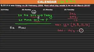 If it was Friday on 20 February 2004, then what day would it be on 20 March 2016?