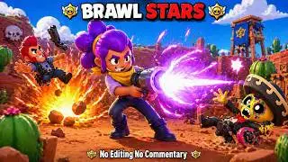 Brawl Stars: Raw Gameplay – Fast-Paced 3v3 Battles & Brawlers (No Commentary, Unedited)