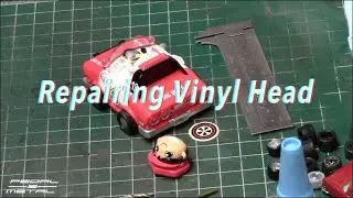 Fixing Vinyl Head On a Ryan's World Toy Car | How To Repair Action Figures