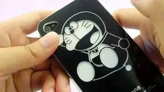 iPhone 4 Back Cover with Doraemon & Flashing Light