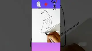 🕯️ Witch Ghost Halloween | Spooky & Magical Art Illustration 👻