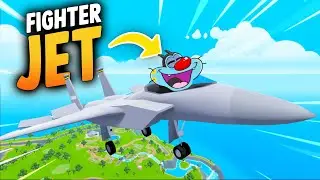 OGGY AND JACK Found a Secret FIGHTER JET in Wobbly Life!