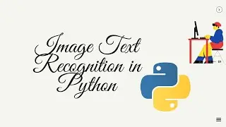 Image Text Recognition (OCR) in Python