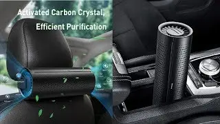 Baseus New Car Air Purifier Ionizer Negative Ion Car Air Freshener Activated Carbon Formaldehyde