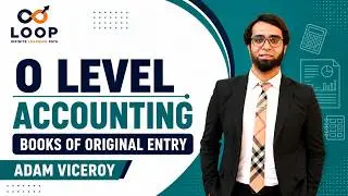 O'level Accounting 7707 & 0452 | Books of Original Entry | Adam Viceroy