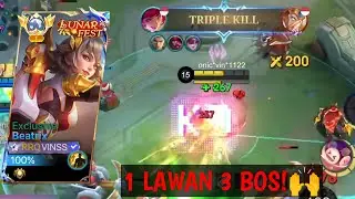 Musuh 5x Lord! Super Epic Comeback Dari Top Global Beatrix! Hardgame Imortal!
