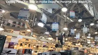 Ceiling Fans For Sale at Home Depot in Panama City Beach