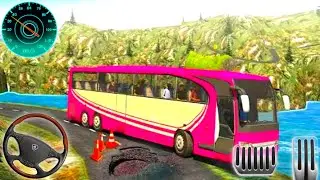 Bus Driver Hill Climbing Simulator - Real Bus Offroad Game Play Video.[Android Gameplay]