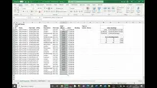 MS Excel tutorial on functions VLOOKUP and DATEDIF