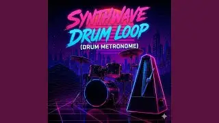 Synthwave Drum Loop 80 BPM | Drums Metronome for practice