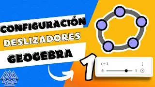 📊💯😎 CONFIGURACIÓN Y USO DE DESLIZADORES 🤯🎯 PARTE 1 ✔️👏 GEOGEBRA 🥇💪