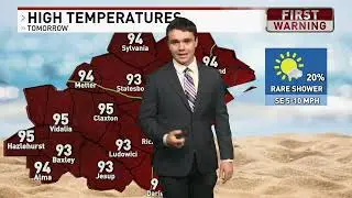 Hazy hot and humid stretch this weekend in Savannah