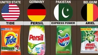 Detergent Powder Brand's From Different Countries | Genuine Data