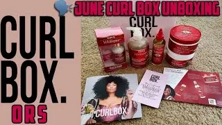 JUNE CURLBOX  2020 | ORS HAIRepair COCONUT OIL & BAOBAB | UNBOXING