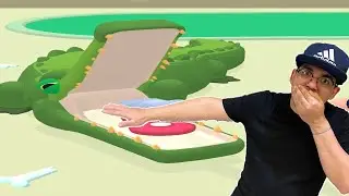 TENTE ALIMENTAR O CROCODILO SEM SER MORDIDO!!! - Zoo Happy Animals (jogos de celular)