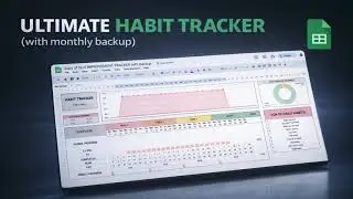 Ultimate Habit Tracker with a special feature-monthly backup