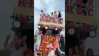 double decker dj barat on wheel #baratonwheel #gadiwaladj #djgadi #dj #wedding event