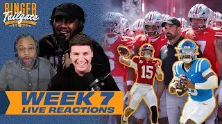 CFB Week 7 LIVE Reactions: Ohio State-Illinois, Alabama-Missouri and More! | Ringer Tailgate