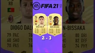 DIOGO DALOT VS WAN-BISSAKA FIFA COMPARISON🇵🇹🏴󠁧󠁢󠁥󠁮󠁧󠁿#fifa23 #football #fifa #shorts