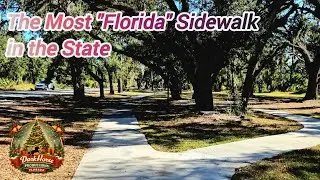 Florida Sidewalk Blends in with the Environment 