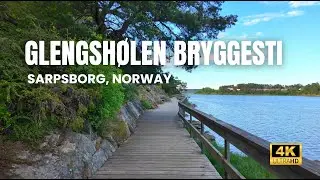 A relaxing walk on the wooden path &mdash; Glengsh&oslash;len Bryggesti, Sarpsborg, Norway