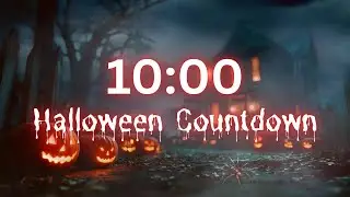 10 MINUTE HALLOWEEN TIMER 🎃 | Spooky Countdown with Halloween Music