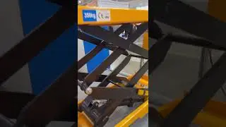 Гидравлический подъемнвй стол до 350 кг, высота подъема 130 см #техникадлясклада