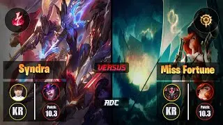 Beryl SYNDRA (ADC) [Electrocute] VS MISS FORTUNE - Grandmaster KR Patch 10.3