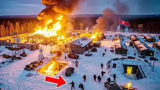 Ukraine Vaporizes Russian Ammo Depot Full of North Korean Weapons! | militaria