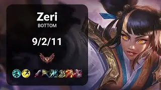 Zeri vs Nilah BOTTOM - KR GRANDMASTER Patch 14.20