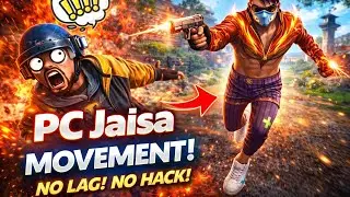 PC Jaisa Smooth Movement Free Fire 😱 | No Lag No Hack | Prime Zrox FF