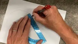 Construction of a perpendicular bisector of a line segment
