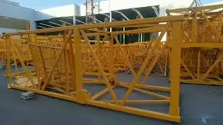 Lots of new topless tower crane in stock in Baimai factory #towercrane #construction #baimai