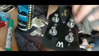 Warwick Corvette 4 string Natural oil finish Standard or Custom? Setup and repair Part2