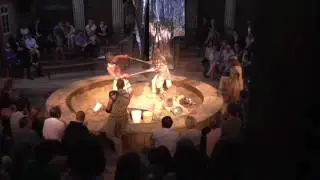 Monbijou theatre , Berlin. Macbeth.Ending. Opening night.