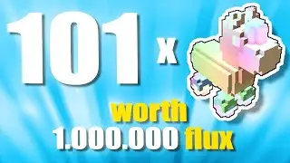THROWING 101 CRYSTAL PINATAS !! | ONE MILLION FLUX SPENT | Trove