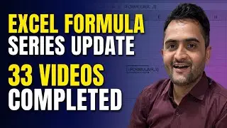 33 Excel Formula Videos Done - Accountants Are Doubling Their Skills With This