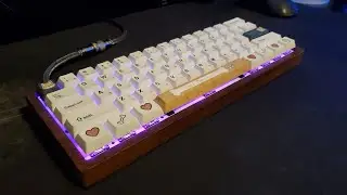 Wooden SK61 Keyboard Sound Test