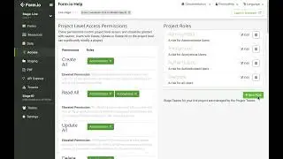 Setting up Roles & Permissions