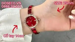 Đồng hồ nữ Swarovski Matrix Bangle Red 5690811 #donghonu #donghonuhieu #donghodeotaynu