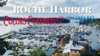 Roche Harbor Colors Ceremony