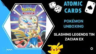 Pok&eacute;mon Opening - Slashing Legends Zacian ex Tin