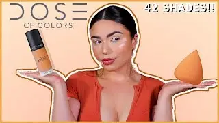 DOSE OF COLORS MEET YOUR HUE FOUNDATION REVIEW + WEAR TEST | I GOT ATTACKED! | GlamabelleTV