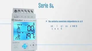 Serie 84   SMARTimer, temporizador digital multifunci&oacute;n   Finder