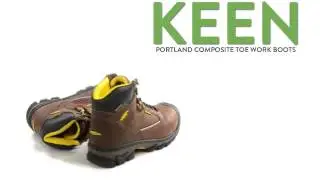 Keen Portland Work Boots - Waterproof, Composite Toe (For Men)