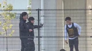 【ダッシュ練習野手編】サブグラウンド横の高架下で新人ルーキー野手がダッシュ練習！今朝丸投手も横でダッシュをしてお互い切磋琢磨で負荷をかけていく！！【阪神新人合同自主トレ】2026.1.27 SGL