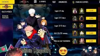 Free Fire X Jujutsu Kaisen event interface❗️ #ffnepal #jujutsukaisen #ffvietnam #ffleaks 