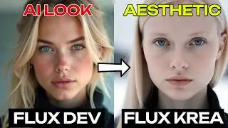 Flux Krea &mdash; AI без пластиковых лиц! Как запустить в ComfyUI + оптимизация под слабый ПК