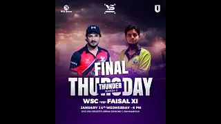 Faisal XI - UAE-vs-WAQQAS SOHAIL CARPENTRY CC | DCS YOUSELECTS ARENA, RAHMANIYAH
